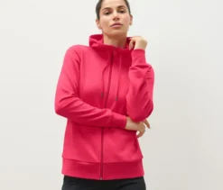 Sweatjacke, pink