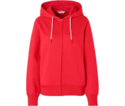 Sweatjacke, rot