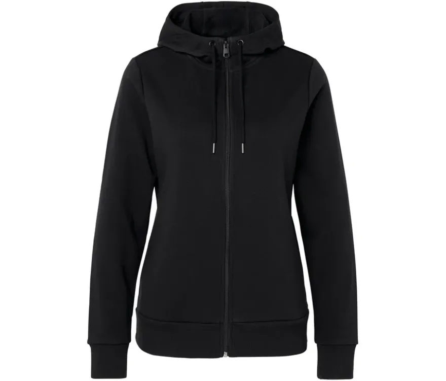 Sweatjacke, schwarz