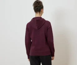 Sweatjacke, weinrot