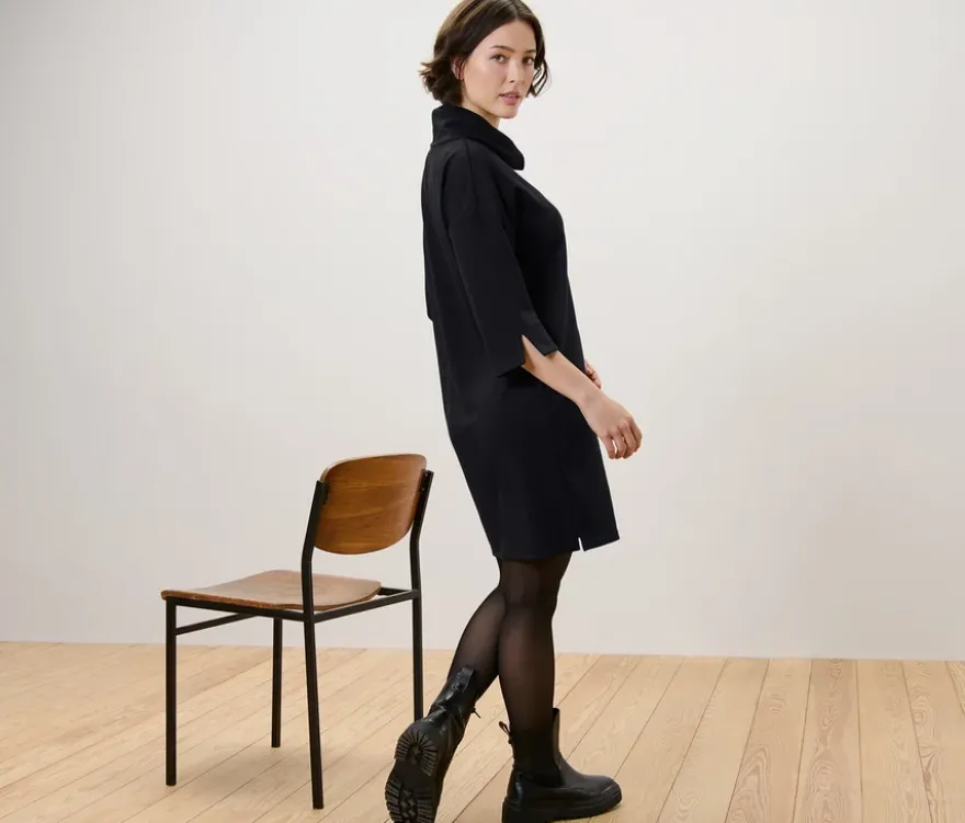 Sweatkleid aus Modalmix