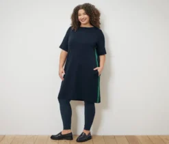 Sweatkleid, dunkelblau