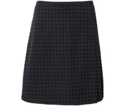 Sweatrock mit Hahnentritt-Jacquard