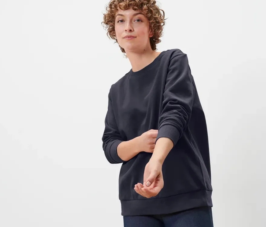 Sweatshirt, dunkelblau