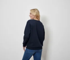 Sweatshirt, dunkelblau