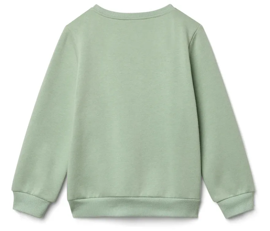 Sweatshirt mit angerauter Innenseite, mint