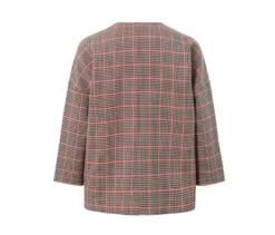 Sweatshirt mit 3/4-Arm, Hahnentritt