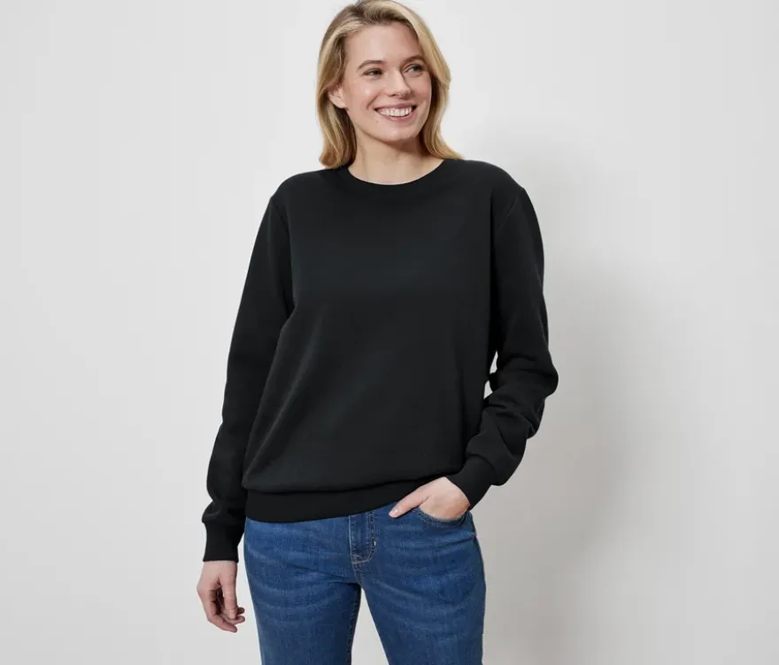 Sweatshirt, schwarz