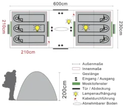 Tambu 6-Personen-Familienzelt »MANDAPA 6«