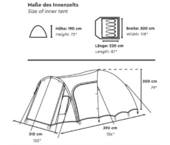Tambu »SETU 5« 5-Personen-Kuppelzelt
