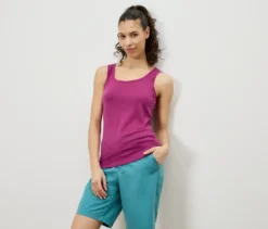 2 Tanktops mit Merinowolle