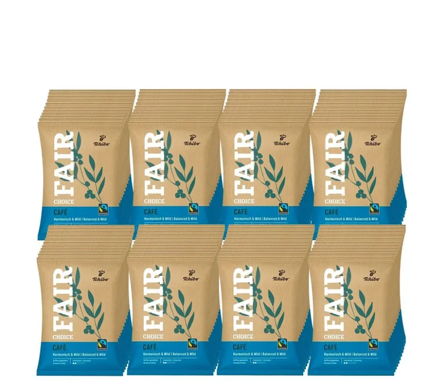 Tchibo Fair Choice Filterkaffee Portionsbeutel - 75 x 70 g Gemahlen