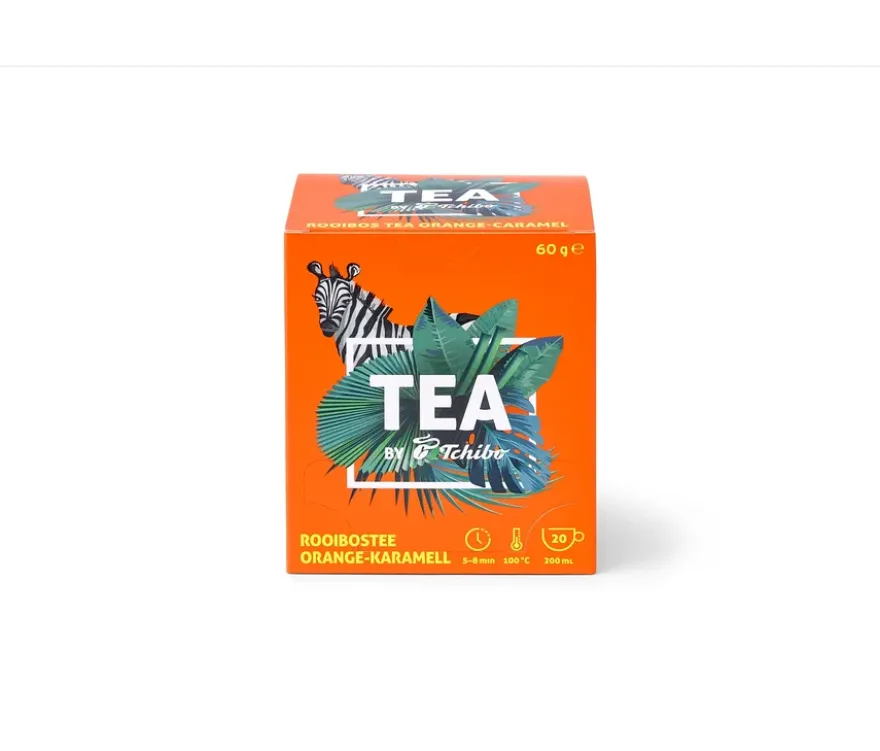 TEA by Tchibo Rooibos Orange-Karamell - 8 x 20