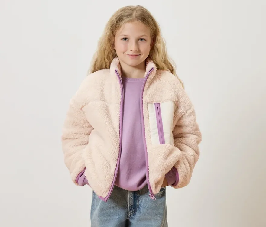 Teddyfleece-Jacke