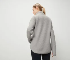 Teddyfleece-Jacke, grau