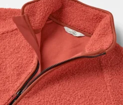 Teddyfleece-Jacke, orange