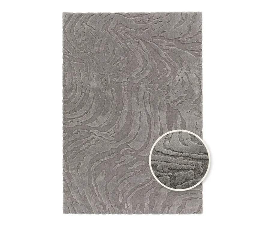 Teppich »Cosmo «Waves, grau, ca. 160 x 230 cm