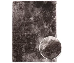 Teppich »Silky«, dunkelbraun, 120 x 170