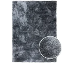 Teppich »Silky«, grau, 120 x 170
