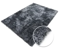 Teppich »Silky«, grau, 200 x 290