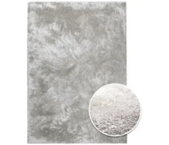 Teppich »Silky«, hellgrau, 120 x 170