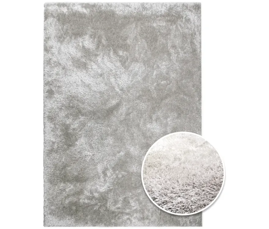 Teppich »Silky«, hellgrau, 120 x 170