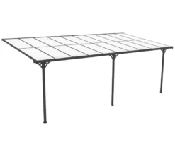 Terrassenüberdachung, Breite ca. 617 cm, anthrazit
