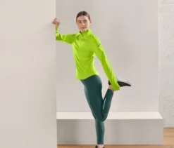 Thermo-Lauftight, dunkelgrün
