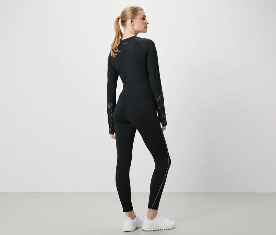 Thermo-Lauftight, schwarz