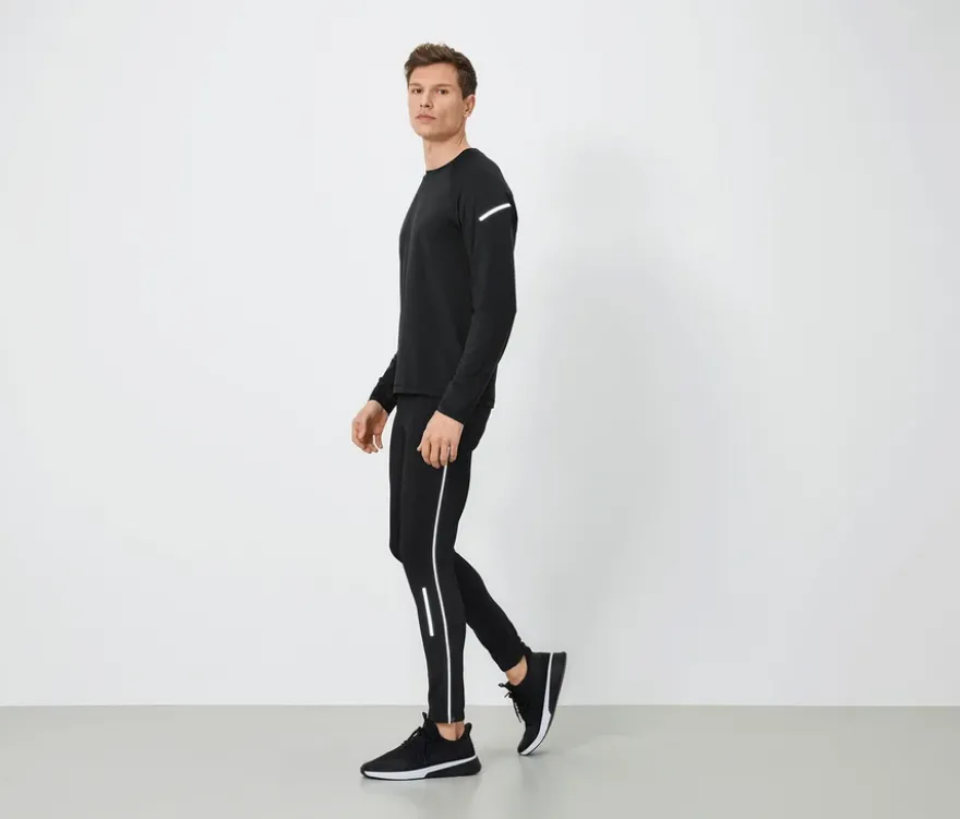 Thermo-Lauftight, schwarz