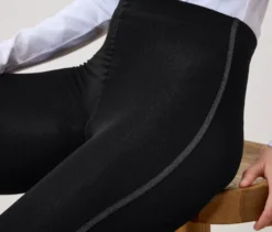 Thermoleggings mit Glitzertape
