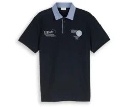 Tom Tailor Poloshirt mit Ottoman-Struktur, Sky Captain Blue