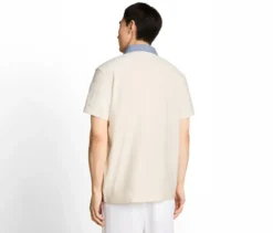 Tom Tailor Poloshirt mit Ottoman-Struktur, Gardenia White