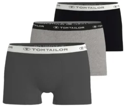 3 Tom Tailor Slipboxer »Buffer«, grau