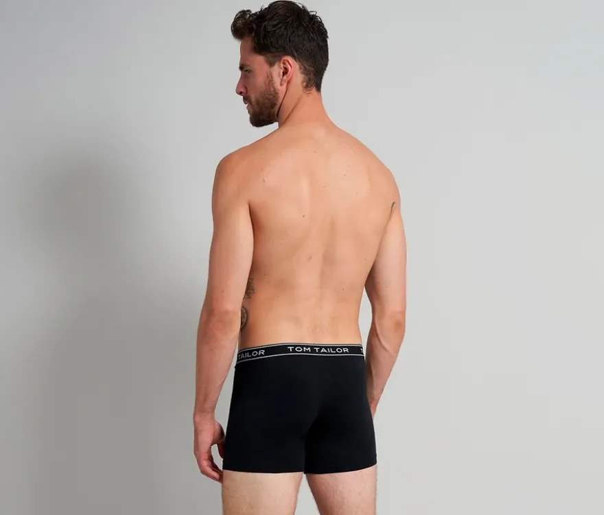 3 TomTailor Slipboxer »Buffer«, schwarz
