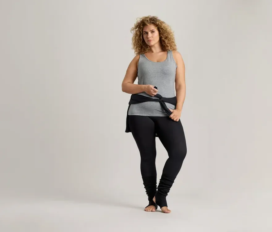 2 Tops, schwarz/grau