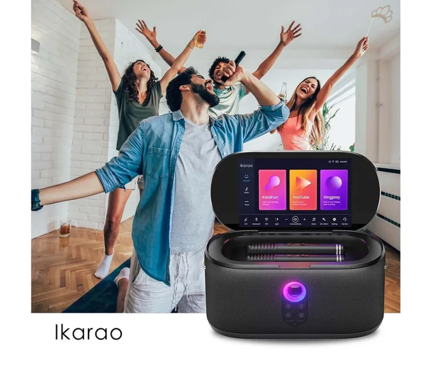 10,1"-Touchscreen mit Karaoke-Lautsprecher