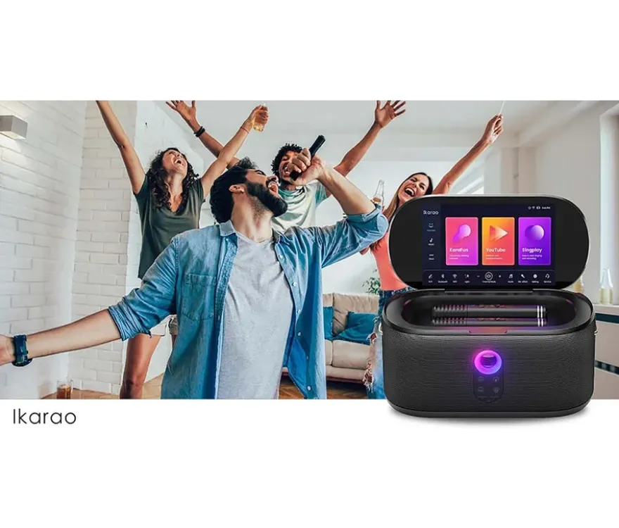10,1"-Touchscreen mit Karaoke-Lautsprecher