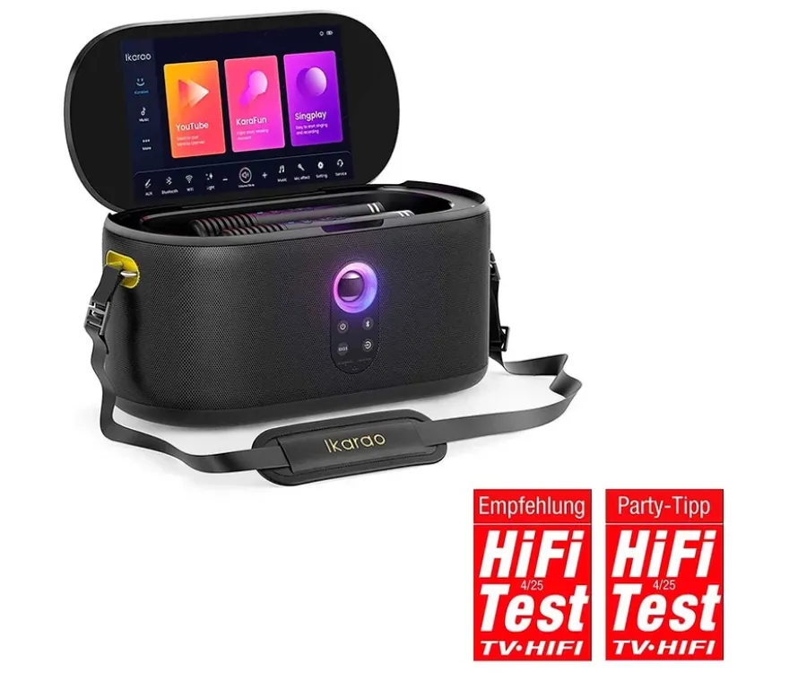 10,1"-Touchscreen mit Karaoke-Lautsprecher