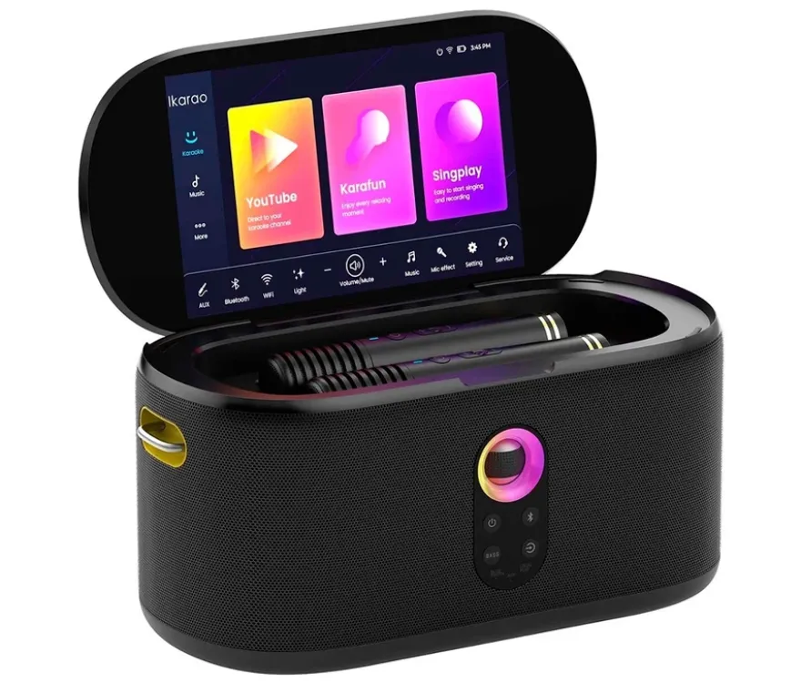 10,1"-Touchscreen mit Karaoke-Lautsprecher