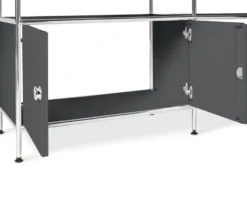 Türenergänzungs-Set Metall »CN3«, grau