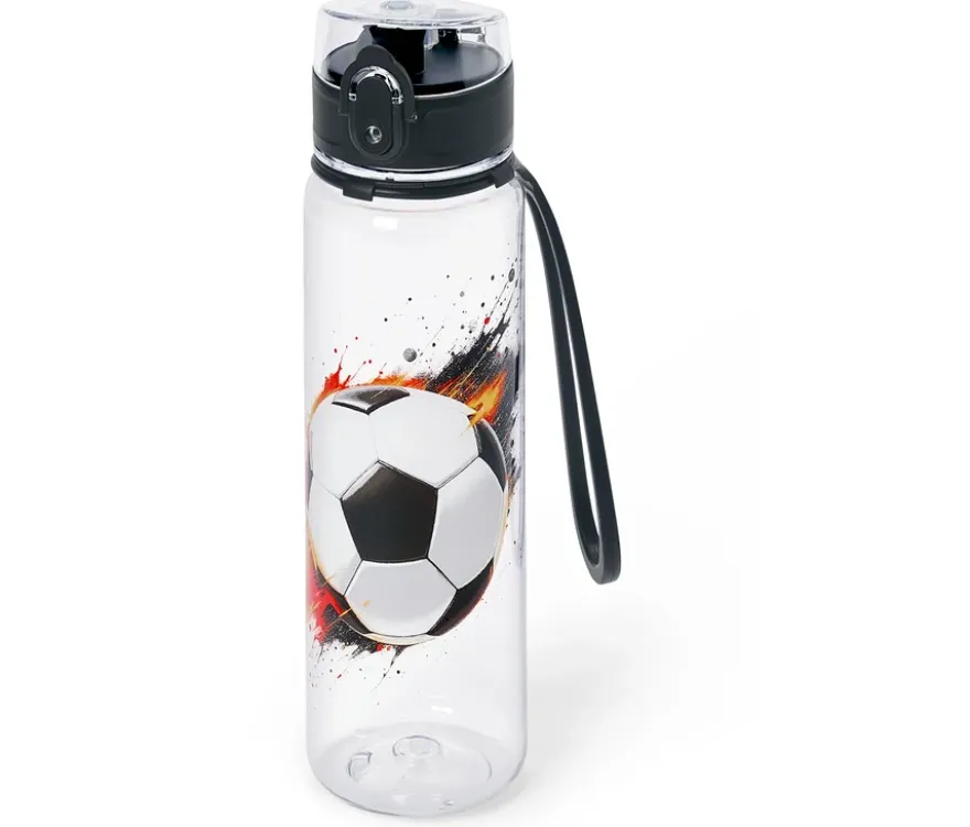Trinkflasche im Fußballdesign