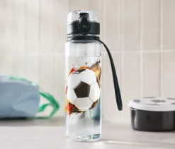 Trinkflasche im Fußballdesign