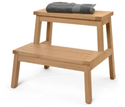 Tritthocker aus Massivholz