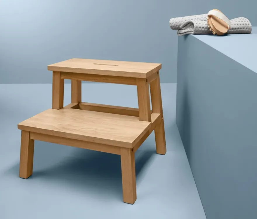 Tritthocker, Rubberwood