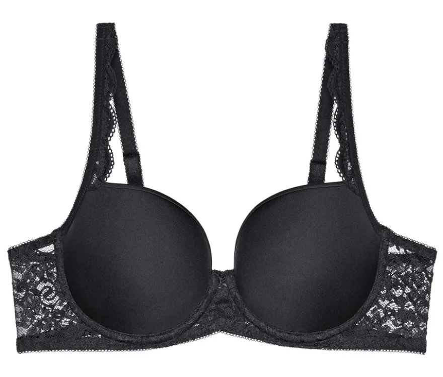 Triumph Amourette T-Shirt BH, Black denim