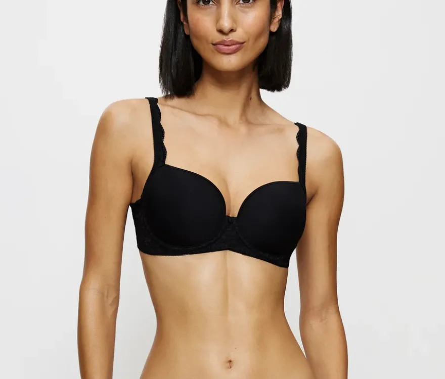 Triumph Amourette T-Shirt BH, Black denim