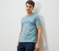 T-Shirt mit Merinowolle