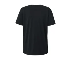 2 T-Shirts mit Rundhalsausschnitt, schwarz