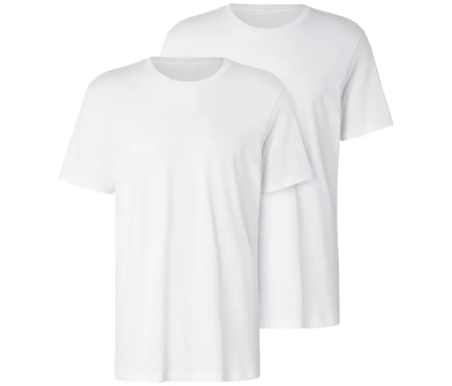 2 T-Shirts mit Rundhalsausschnitt